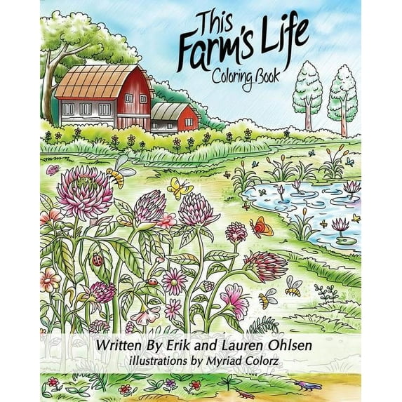 Storyscapes Book This Farm's Life Adult Coloring Book, Book 3, (Paperback)