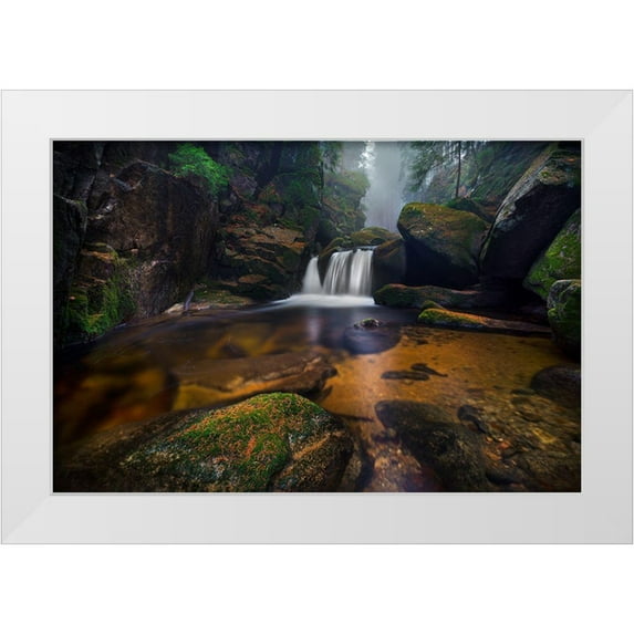 Stoszko, Lucjan 14x11 White Modern Wood Framed Museum Art Print Titled - River Tales