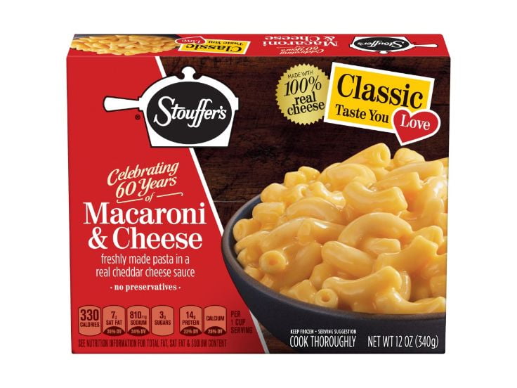 Stouffer'S Meal Macaroni & Cheese Frozen Meal 12oz (PACK OF 12)