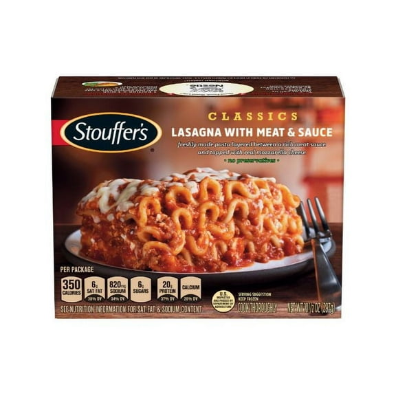 Stouffer'S Meal Meat Lasagna 10.5oz (PACK OF 12)