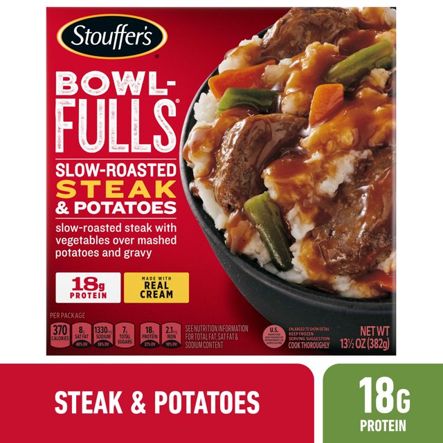 Stouffer's BowlFulls SlowRoasted Steak and Potatoes Meal, 13.5 oz
