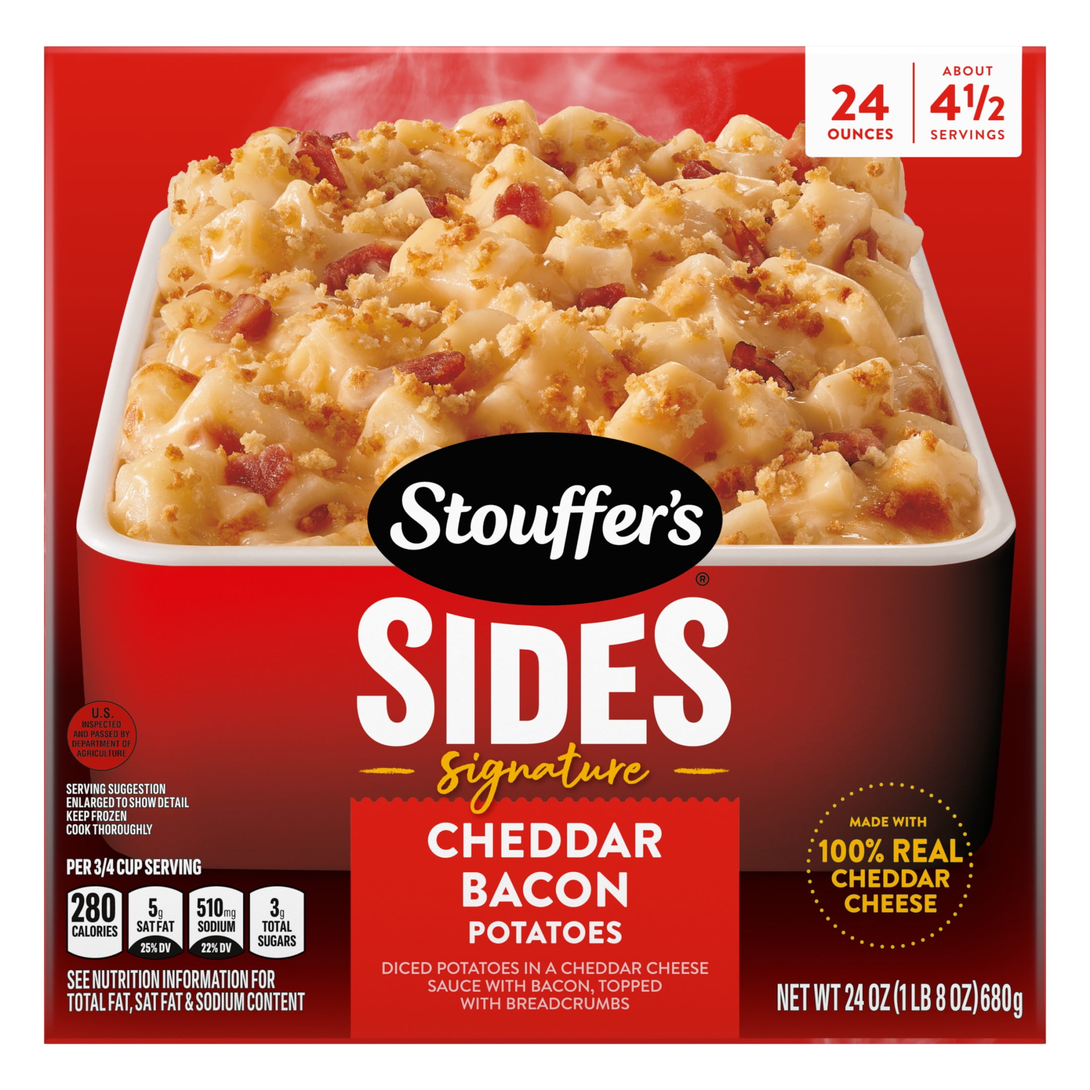 Stouffer's Cheddar Bacon Potatoes Frozen Side Dish 24 oz (Frozen)