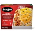 thumbnail image 1 of Stouffer’s Chicken Enchiladas, Family Size, Frozen Enchiladas, Family Size Frozen Meals 30 oz, 1 of 15