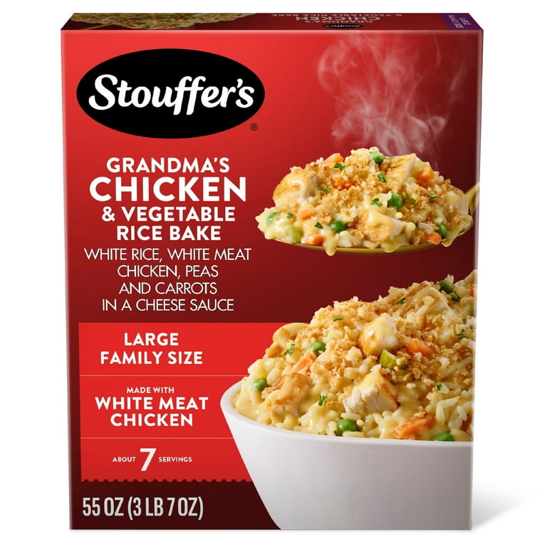 Stouffer's Grandma's Chicken and Vegetable Rice Bake, 55 oz Frozen