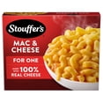 thumbnail image 1 of Stouffer's Mac & Cheese, Single Serve, Frozen Entrees for One, Ready to Cook Easy Dinners, Protein Frozen Meals 12 oz, 1 of 15