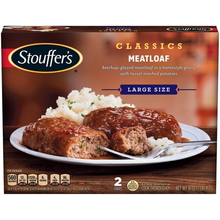 Stouffer's, Meatloaf And Mashed Potato Meal, 16 oz, (12 Count)