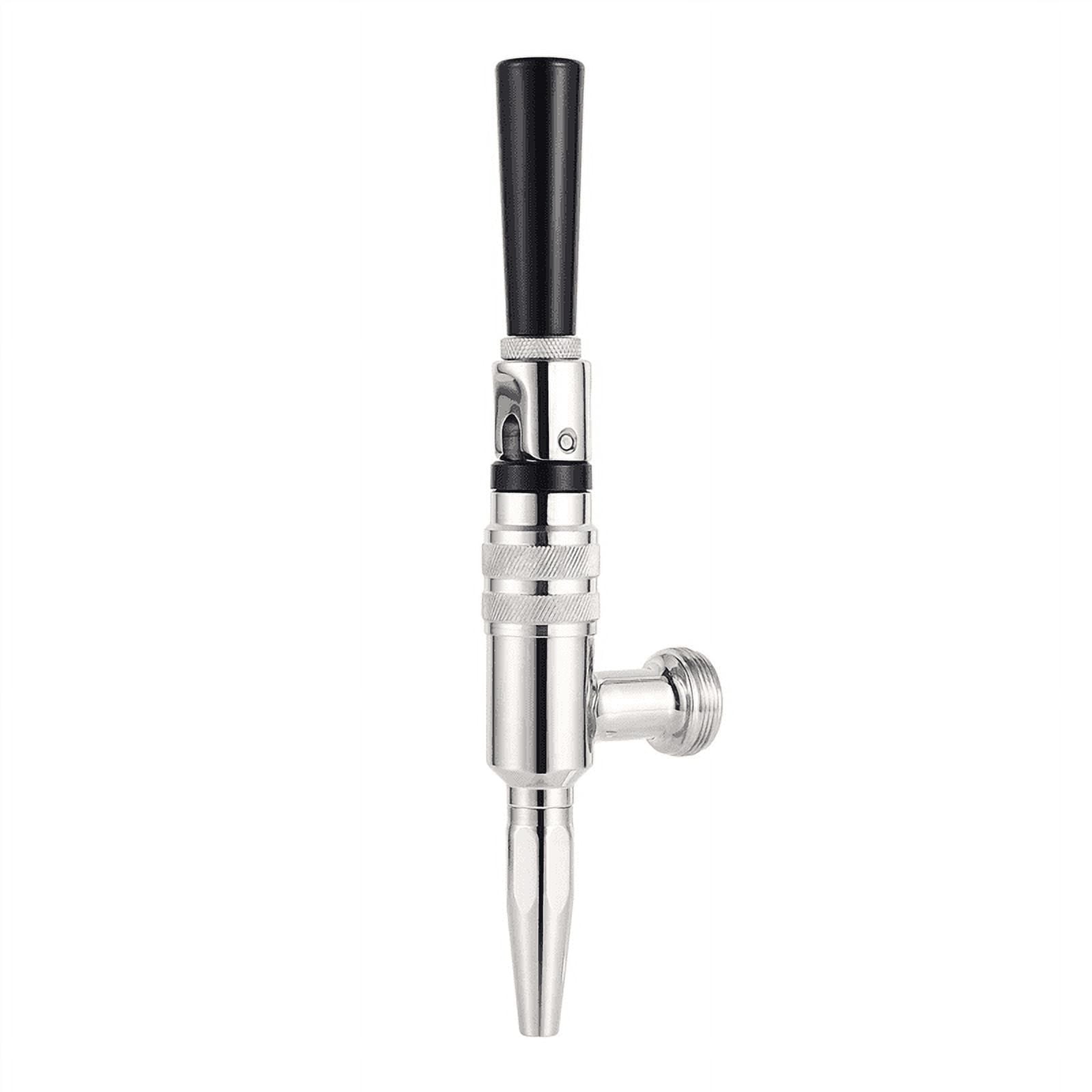 Stout Beer Coffee Faucet Stainless Steel Nitrogen Draft Faucet, Homebrew Cold Brew Kegerator Tower Tap