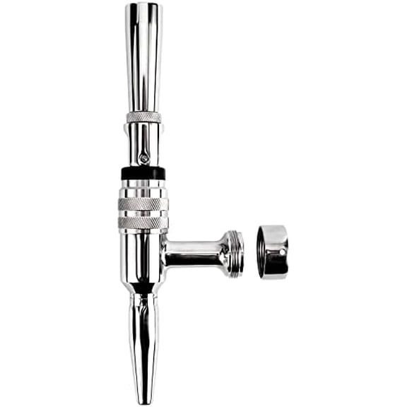 Stout Beer Faucet, Nitro Coffee Faucet, All 304 Food Grade Stainless Steel Homebrew Beer Stout Tap for Kegging