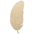 thumbnail image 1 of Stout Bird Feather Wood Shape Unfinished Piece Cutout Craft DIY Projects - 4.70 Inch Size - 1/4 Inch Thick, 1 of 7