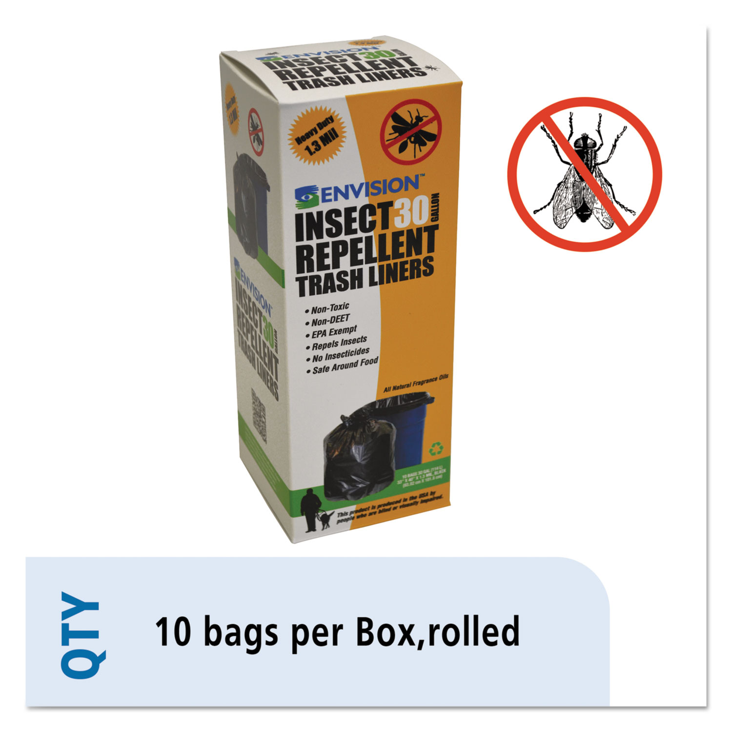 Stout Insect Repellent Trash Liners