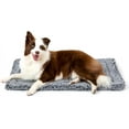 thumbnail image 1 of Stoutwool Indestructible Dog Bed - Fluffy Chew Proof Dog Crate Pad - Tough Dog Kennel Pad for Aggressive Chewers - Washable, Ideal for Large Dog Breeds & Fits 36-Inch Crate - 35"x22", Charcoal, 1 of 7