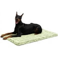 thumbnail image 1 of PELZIN Stoutwool Indestructible Dog Bed - Fluffy Chew Proof Dog Crate Pad - Tough Kennel Pad for Aggressive Chewers - Washable, Ideal for Large Breeds & Fits 42-Inch Crate - 41"x27", Gleam, 1 of 8