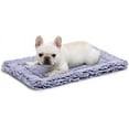 thumbnail image 1 of PELZIN Stoutwool Indestructible Dog Bed - Fluffy Chew Proof Dog Crate Pad - Tough Kennel Pad for Aggressive Chewers - Washable, Ideal for Medium Breeds & Fits 30-Inch Crate - 29"x18", Jacaranda, 1 of 8
