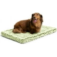 thumbnail image 1 of PELZIN Stoutwool Indestructible Dog Bed - Fluffy Chew Proof Dog Crate Pad - Tough Kennel Pad for Aggressive Chewers - Washable, Ideal for Small Breeds & Fits 24-Inch Crate - 23"x16", Gleam, 1 of 8