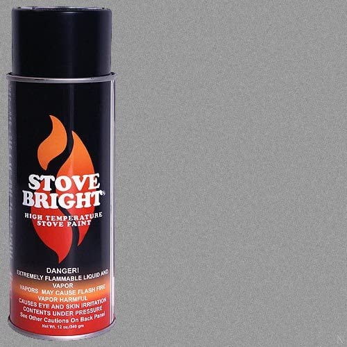 Stove Bright High Temp Paint - Metallic Gray