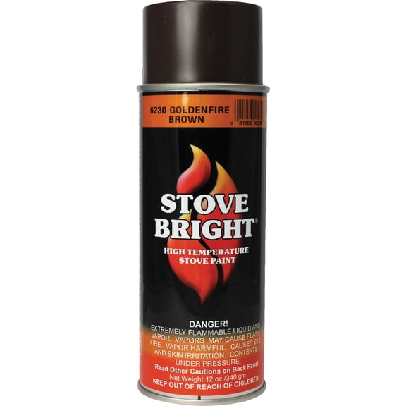 Stove Bright 6230 12 Oz Golden Fire Brown Stove Bright High Temperature Paint