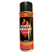 Stove Bright Fireplace Satin Bronze Paint - High Temp Satin Bronze Spray Paint, Withstands up to 1200° F, Quick Drying, Retains Color, Easy Application