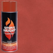 Stove Bright Fireplace Satin Rose Paint - High Temp Satin Rose Spray Paint, Withstands up to 1200° F, Quick Drying, Retains Color, Easy Application