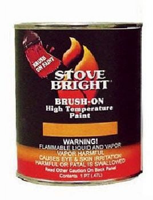 Stove Bright Goldenfire Brown Brush On 1200 Degree Paint 1 Pint