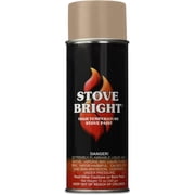 Stove Bright High Temp Paint Sunset| Heat Resistant Spray for Wood Stove BBQ Grill Fireplace Engine | Satin Finish | Rust Resistant Metal Coating | Withstands 1200°F | Primer Friendly