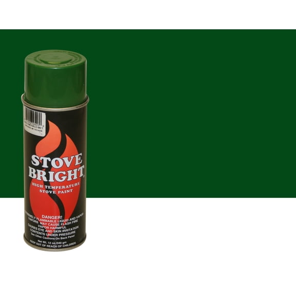 Stove Bright High Temp Spray Paint Emerald Green