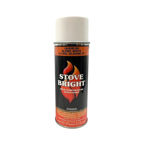 Stove Bright High Temperature Paint - Alpine White