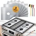 thumbnail image 1 of Stove Burner Covers 8-Pack(10.6"x10.6") Double Thickness Non-Stick Gas Range Protectors Bonus 3- Cleaning Brush Set| Gas Stove Top Liners|Range &Accessories,Kitchen Accessories, 1 of 6