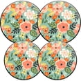 thumbnail image 1 of Stove Burner Covers, Metal Cover for Electric Gas Stove Burner,Black and Golden Marble,8 and 10 Inch,Set of 4red green flowers,8 and 10 Inch,Set of 4, 1 of 8