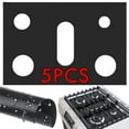 thumbnail image 1 of Stove Cover for Samsung Gas Range, Reusable Gas Stove Burner Covers, Non-Stick Stovetop Liner (Black, 5Pcs), 1 of 7