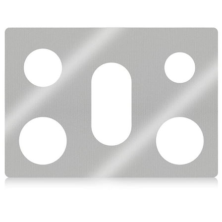 Stove Covers, Gas Range Protectors for Samsung Gas Range Stove Cover Reusable Stove Top Covers for Samsung Gas Burners, Oven Liners Mat Gas Range Protectors Covers Non-Stick Washable,Silver,