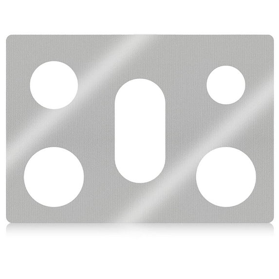 Stove Covers, Gas Range Protectors for Samsung Gas Range Stove Cover Reusable Stove Top Covers for Samsung Gas Burners, Oven Liners Mat Gas Range Protectors Covers Non-Stick Washable,Silver,