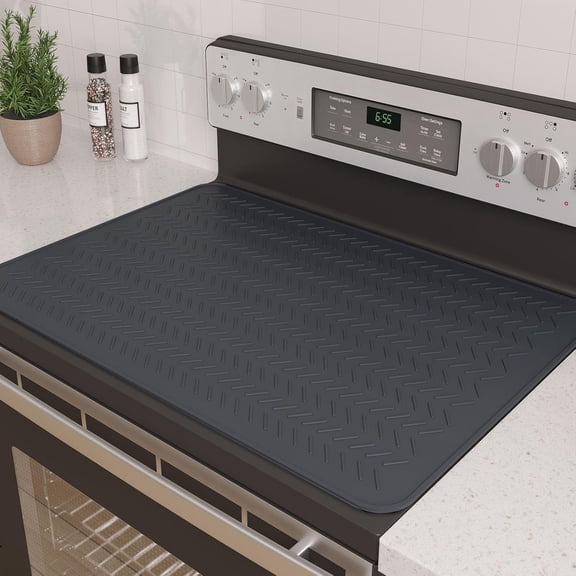 Stove Covers for Stove, Thickened for Glass Stove, 28 x 20 Glass Stove Cover Protector, Oven Range Cover, XL Dish Drying Mat