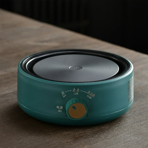 Stove Electric Mini Multi-Function 3-Level Knob Explosion-Proof, Green