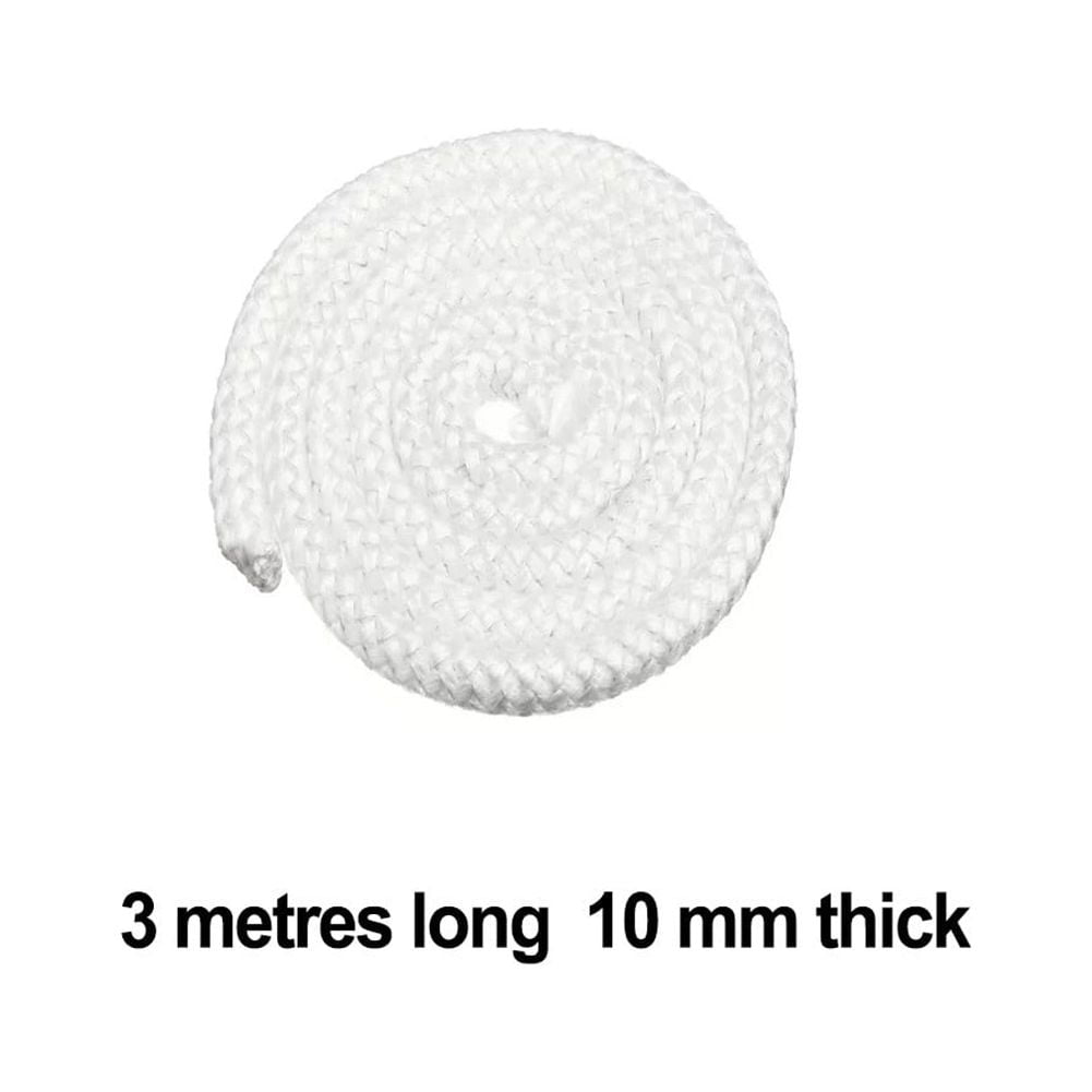 Stove/Fire Rope Wood Burning Stove 10mm 3Meters Length Log Burner Door
