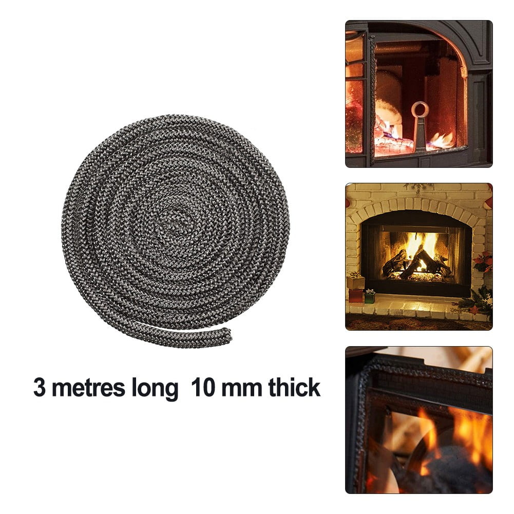 Stove/Fire Rope Wood Burning Stove 10mm 3meters Length Log Burner Door