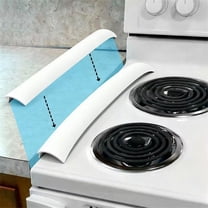 Stove Gap Cover | 2-Pack Heat Resistant Stove Top Filler Strip | Non-Slip Kitchen Stove Gap Protector | 53.5 x 5.6 x 1cm | Anti-Dust, Dishwasher Safe, Food Grade Material