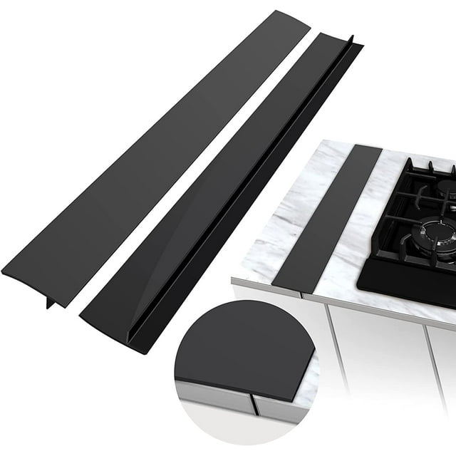Stove Gap Covers (2 Pack), Silicone Gap Covers for Kitchen Stove