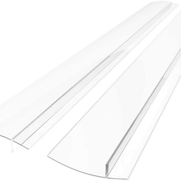 Stove Gap Covers, Silicone Gap Filler for Stove and Counter, Silicone Stove Counter Gap Covers, Oven Edge Side Gap Guards, Kitchen Range Crumb Catcher Strips between Stovetop and Countertop