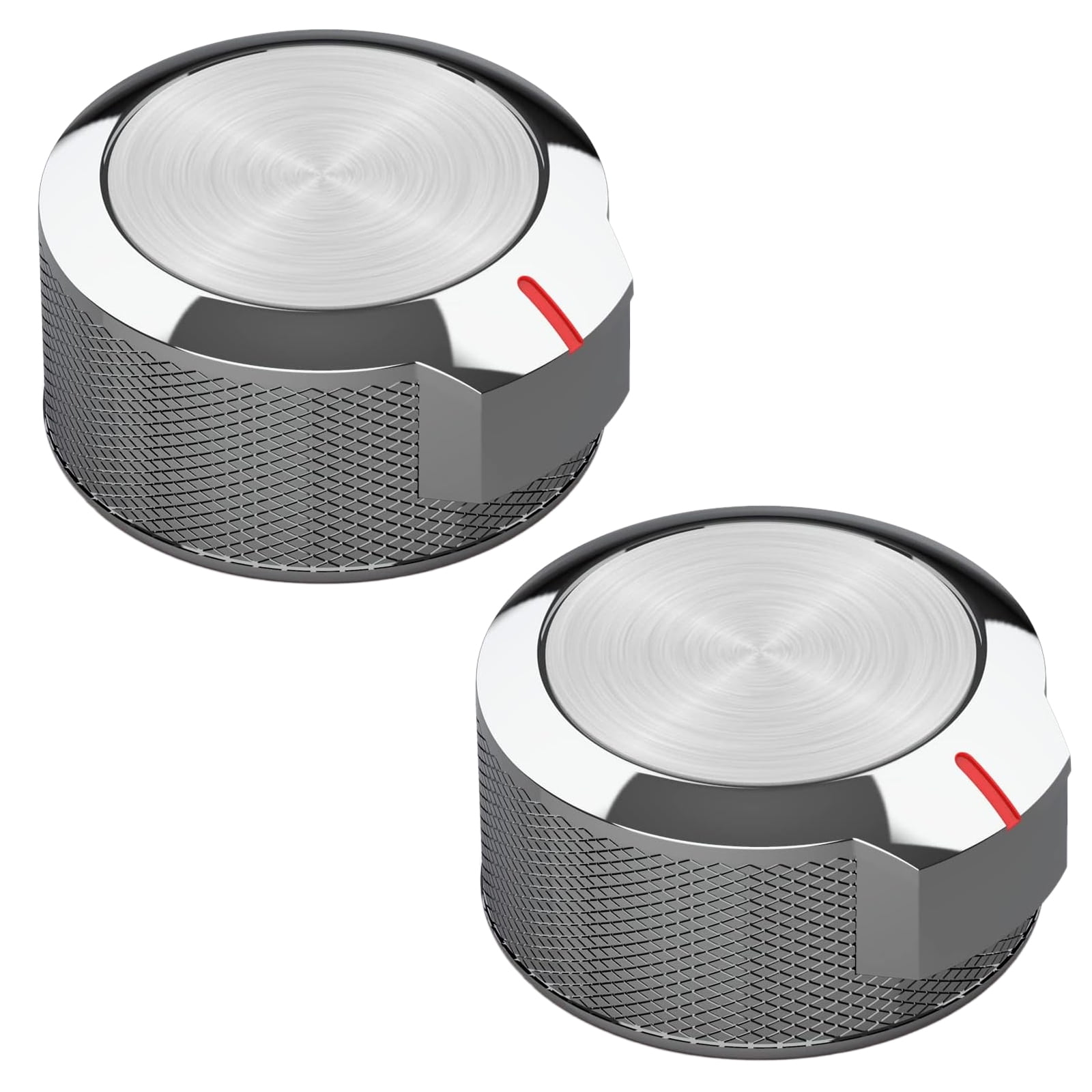 Stove Knob Compatible for W10823529 YKFED500EBS0 KFED500EWH05 KFED500EBS05 YKFED500EBS5 Control Knobs Burners Oven