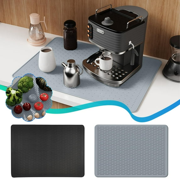 Stove Mat for Gas and Electric Stoves, 22x8 Heat Resistant Stove Cover Protector with Non-slip Backing for Spill and Scratch Protection, Kitchen Countertop Mat for Everyday Cooking and Baking