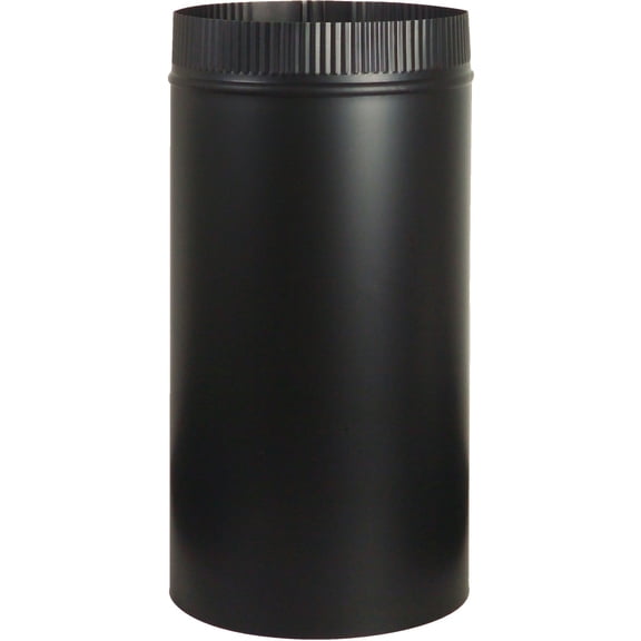 Imperial Stove Pipe, Black, 8 x 12-In. Residential Use, Standard Application