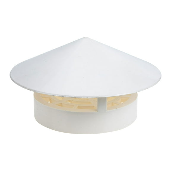 Durable PVC Roof Vent Cover for Outdoor Use Rain Proof Snow Proof with Slant Design Easy to Install