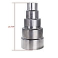thumbnail image 1 of Stove Pipe Extension Reduction Connector Stainless Steel Flue Pipe Reducer Tubing Connector Chimney Adaptor ConversionJoint Ø110mm/Ø50mm, 1 of 9