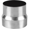 thumbnail image 1 of Stove Pipe Reducer Flue Connector, 1pc Stainless Steel Chimney Flue Liner Reducer Chimney Adaptor Stove Pipe, Big Head to Small Head (Size : 10cm~9cm), 1 of 9
