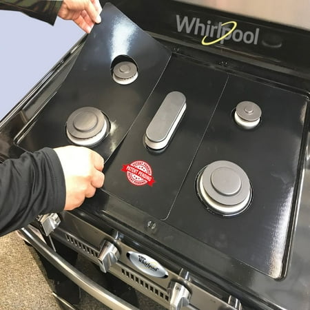 Stove Protector Liners Compatible with Whirlpool Stoves, Whirlpool Gas Ranges - Customized - Easy Cleaning Liners for Whirlpool Compatible Model WFG975H0HV1