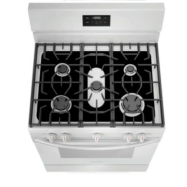 Stove Protector Liners Compatible with Frigidaire Gas Ranges - Customized - Easy Cleaning Liners for Frigidaire Model FCRG3052BB Made in USA.
