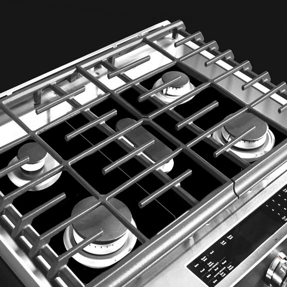 Stove Protector Liners Compatible with KitchenAid Stoves, Gas Ranges - Customized - Easy Cleaning Liners for KitchenAid Compatible Model YKSDB900ESS5