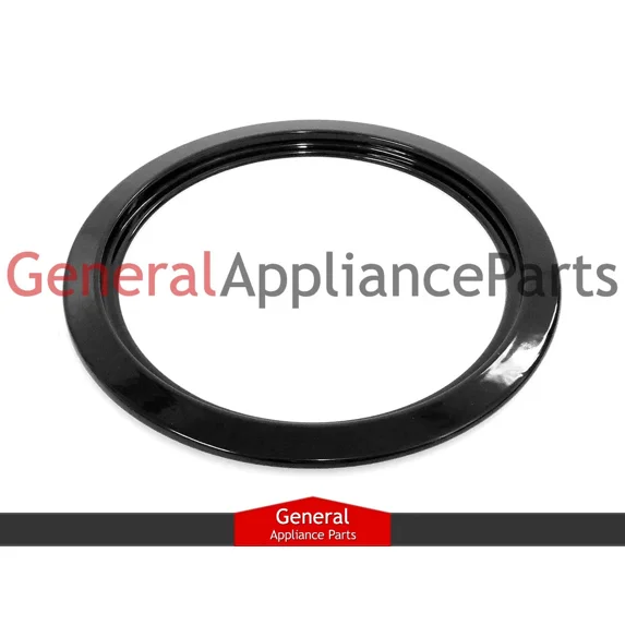 Stove Range 6 Black Burner Drip Ring Replaces Maytag Amana Jenn-Air Kenmore #