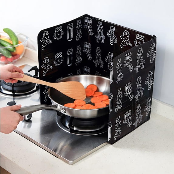 Stove Splatter Guard Oil Splatter Screen Aluminum Foil Splatter Guard For Gas Stove Burner