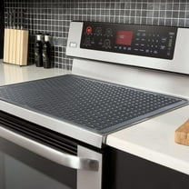 Stove Top Cover 28 x 20" for Electric Silicone Stove Mat for Kitchen ,Grey